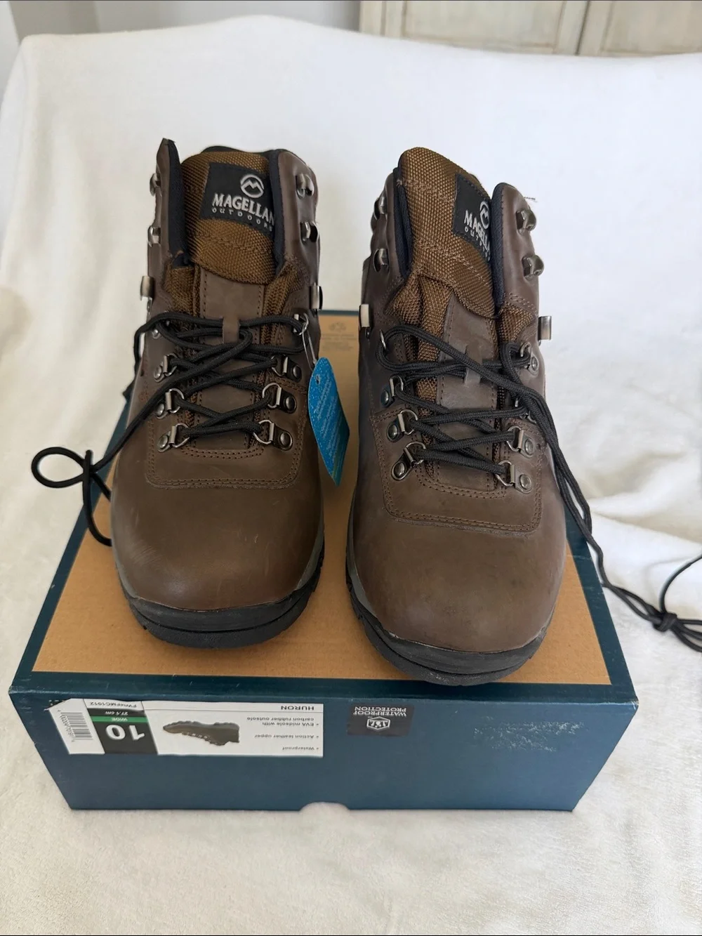 Magellan Outdoors Brown Men's Waterproof Trekking Boots
